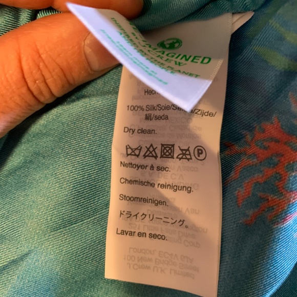 Collection silk twill shirt in lobster print Size 10 - Picture 4 of 5